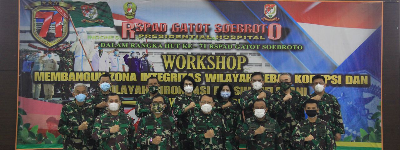 Workshop Membangun Zona Integritas WBK dan WBBM di RSPAD Gatot Soebroto