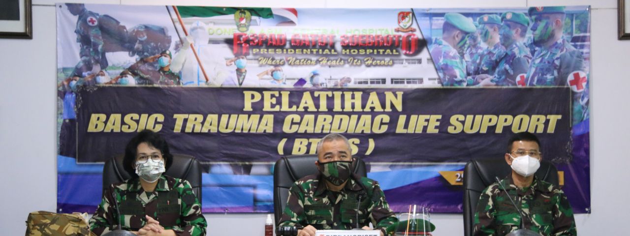 RSPAD Gatot Soebroto Gelar Pelatihan  Basic Trauma Cardiac Life Support