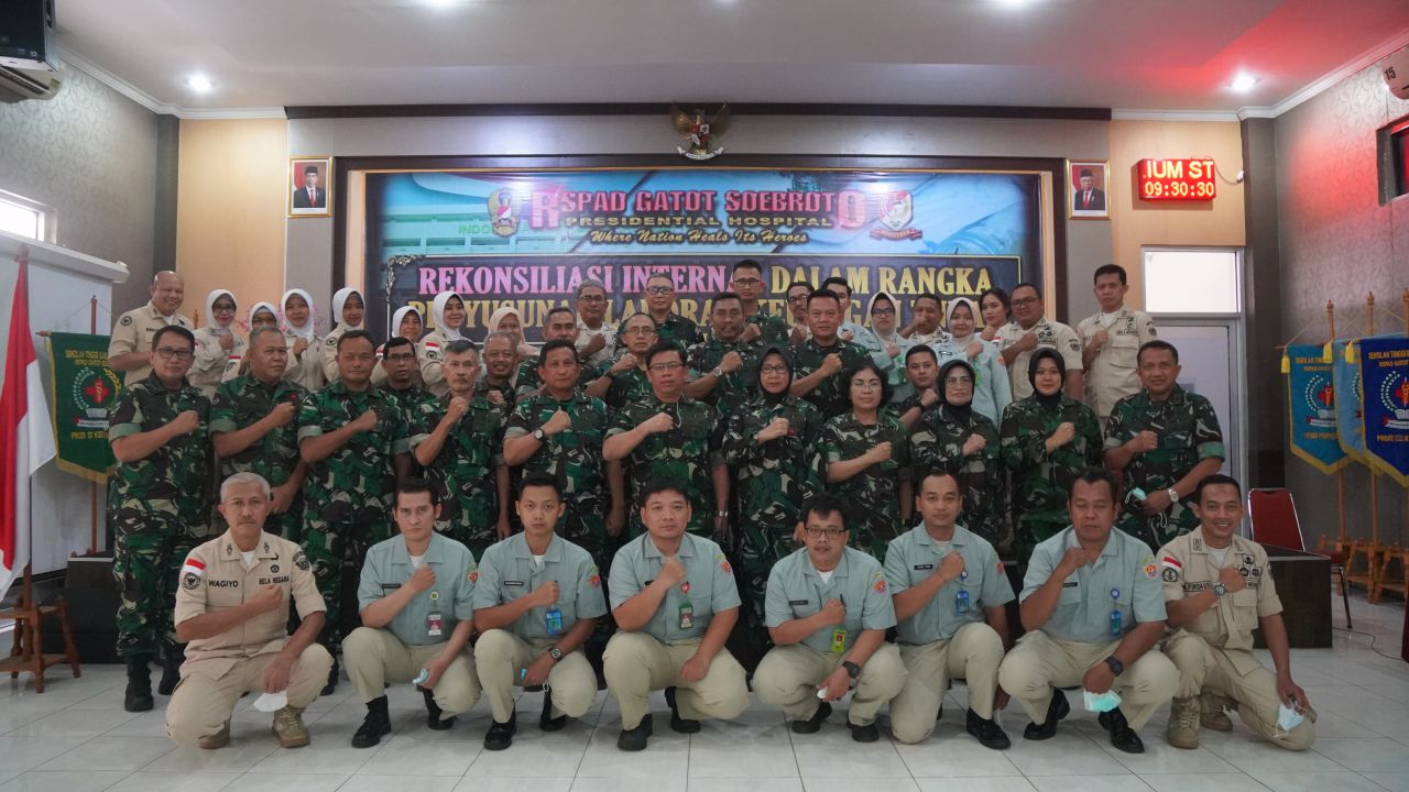 Rekonsiliasi Internal dalam Rangka Penyusunan Laporan Keuangan TNI AD Semester I T.A. 2022